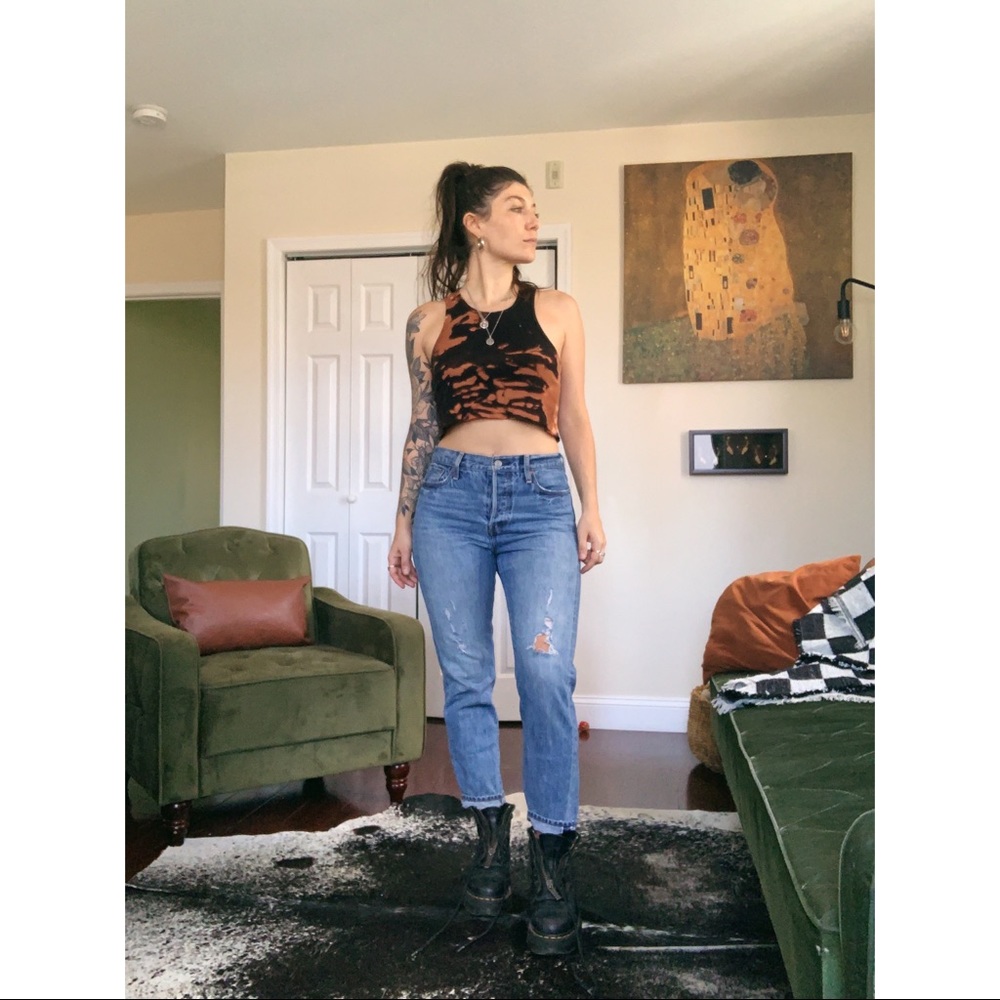 Levi Strauss High Rise Skinny Jeans